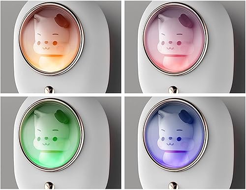 Miniatura 9 de Dispensador de jabón de manos, dispensador automático de jabón de manos para niños, recargable, montaje en pared, dispensador de espuma sin contacto