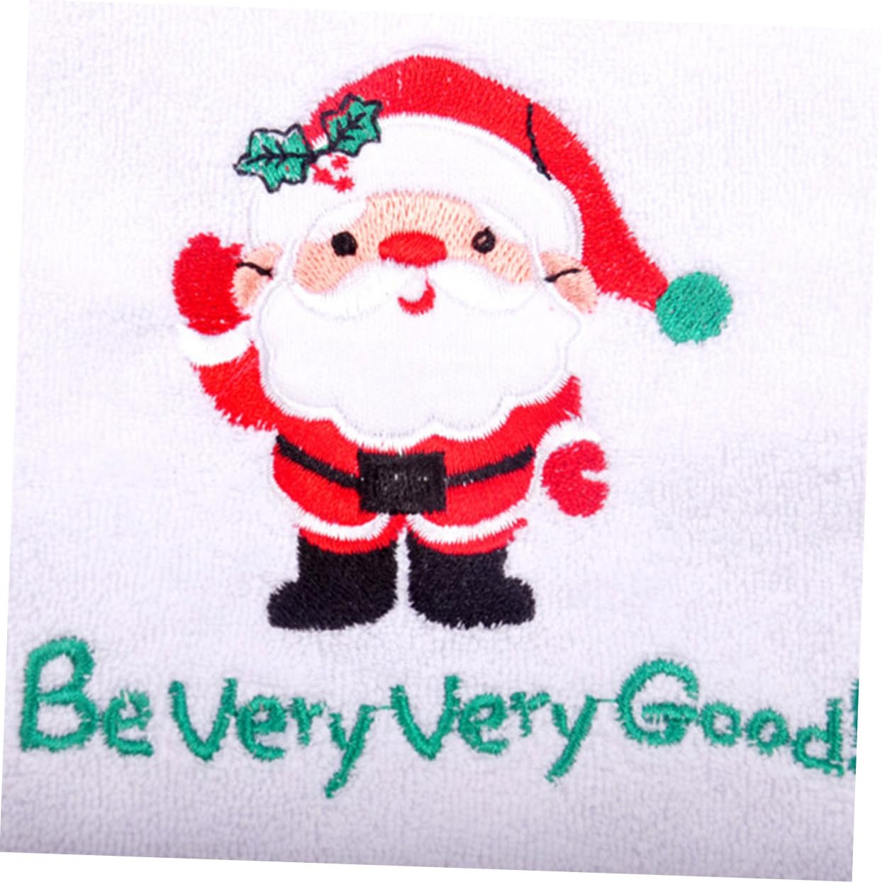 Abaodam 9piezas Baberos De Diseño Navideño De Santa Claus Bolsillo Recolector y Divertido Alimentación Dentición