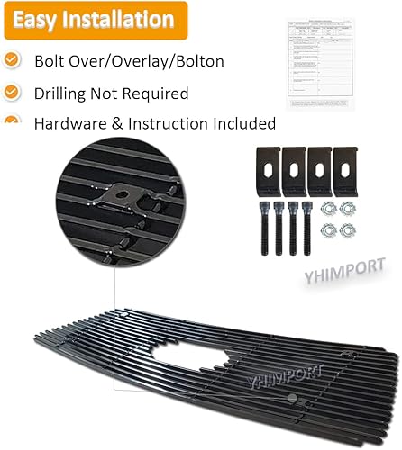 Miniatura 5 de Insertos de parrilla de aluminio sólido para parrilla frontal estilo panal F150 2004 2005 2006 2007 2008