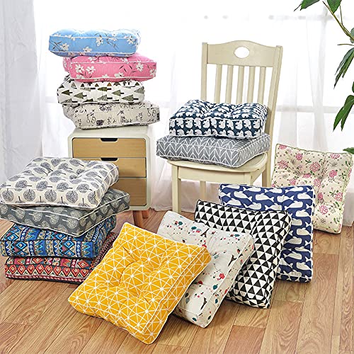 Cojines para silla en pack de 2 unidades de forma cuadrada y diseño con patrón 3