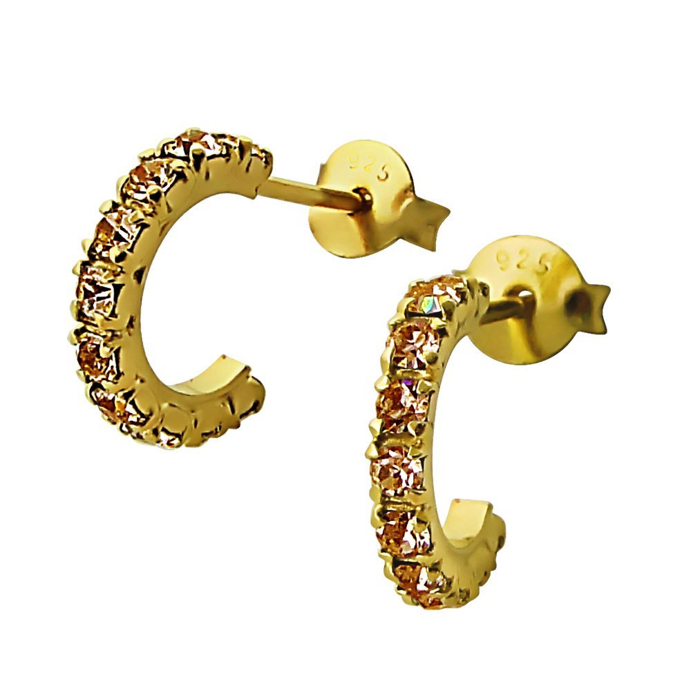 Antichi orecchini pendenti in argento sterling e cristallo di rocca, stile edoardiano - Italia