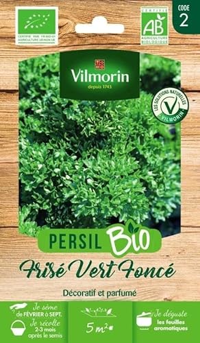 Graines Persil Hérisson Bio S1-474B 5 Gr, Lot de 5 sachets.