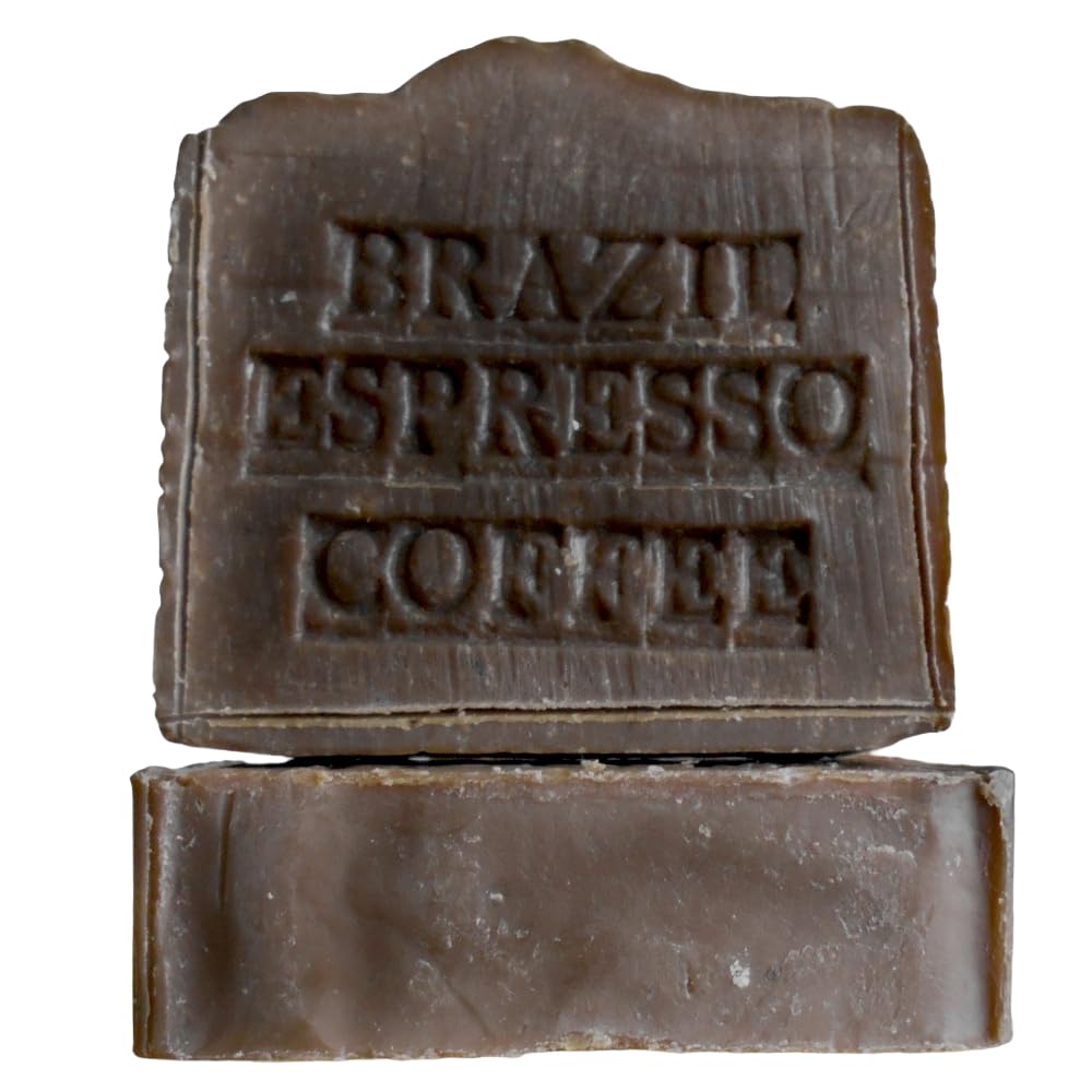 Brazilian Espresso Coffee Scrub Soap Bar Handmade !