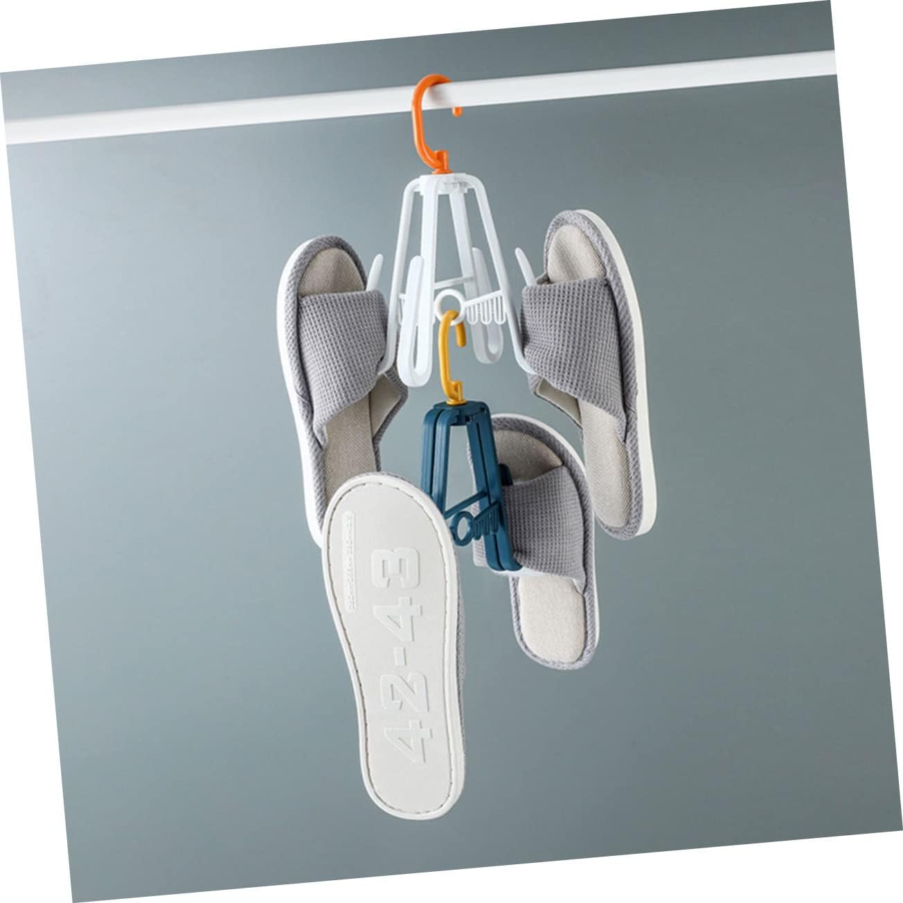 MAGICLULU 3pcs Hanging Shoe Racks Plastic Drying Rack for Slippers Space-saving Organizer Hooks for Efficient Shoe Drying for Home Use