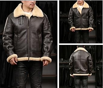 Amazon | [VIIBOY] ムートンジャケット ムート B3 フライトジャケット