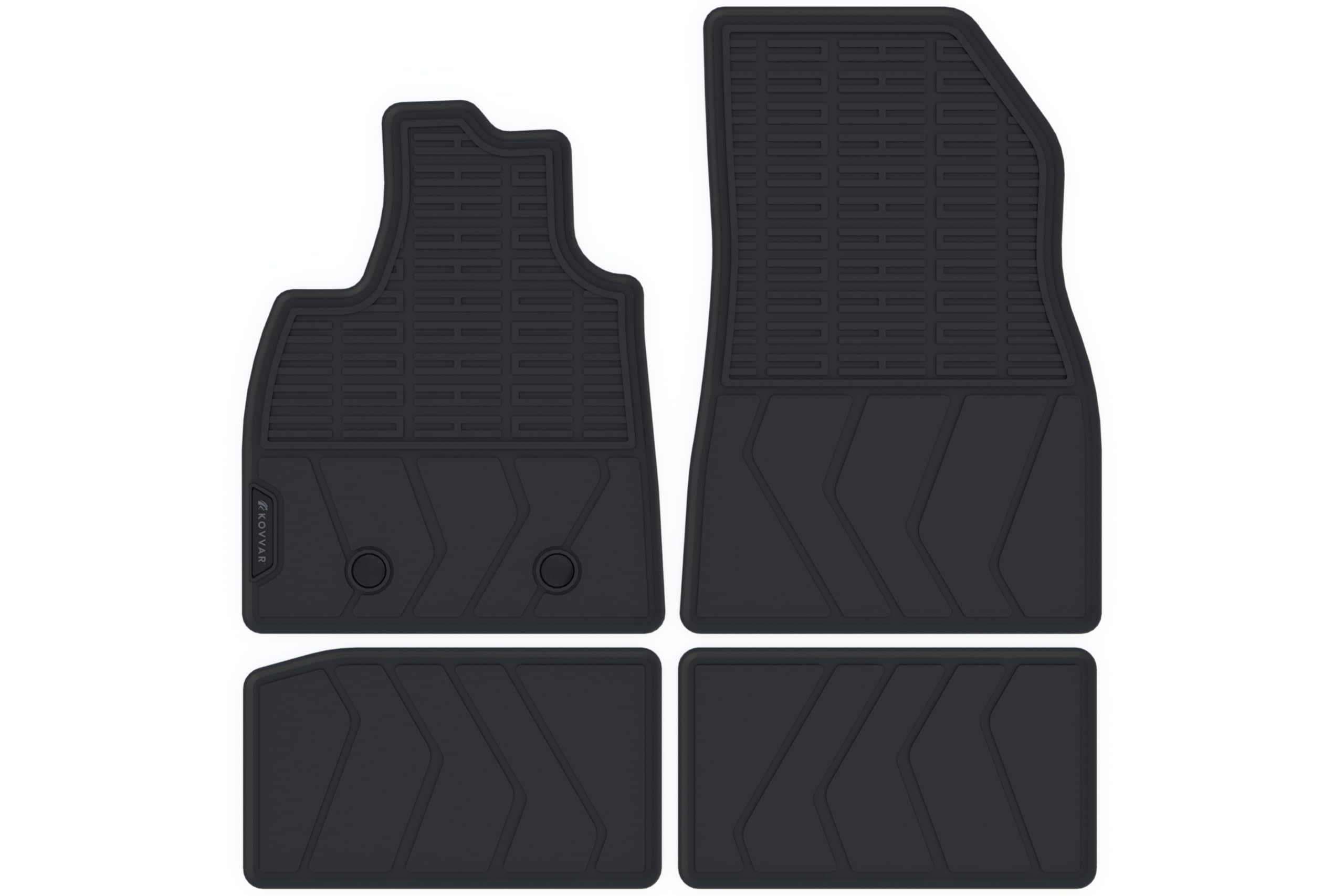 Tappetini per Auto in Gomma adatti per Dacia Duster 3-2024 - 2026 Versione: ECO- G | Hybrid 140/155 - Serie: Gomma