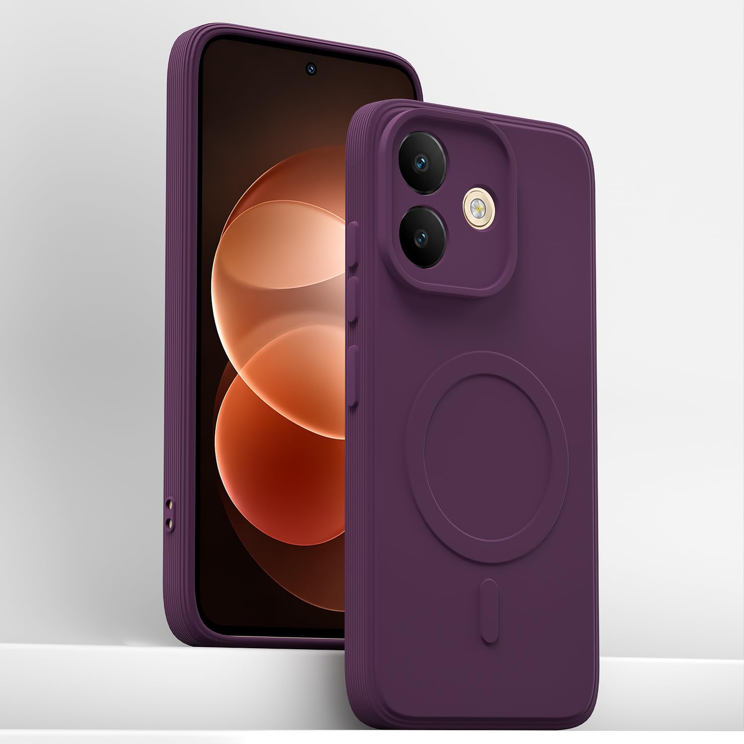 Redmi Note 17 Pro Case - Purple Silicone -2 Redmi Note 17 Pro Case - Purple Silicone -2