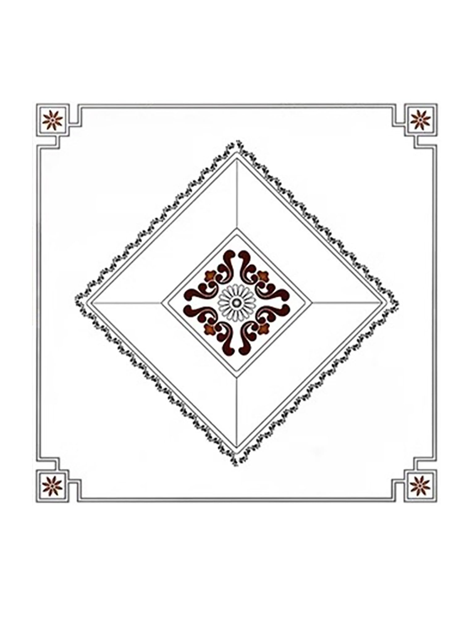 Generico Pannelli for controsoffitto autoadesivi in ​​PVC, Pannelli murali 3D, Carta da Parati Rimovibile Impermeabile, Pannelli murali Leggeri, 30x30 cm(35 Pieces)