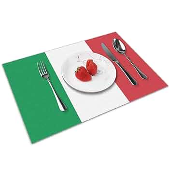 イタリア購入 グリーン テーブルクロスとランチョンマット