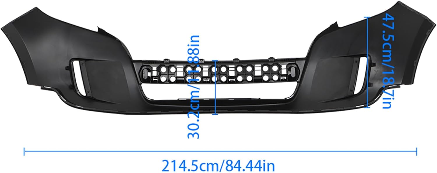 GXYWADY Front Bumper Cover Fascia Replacement for Edge SUV 2011 2012 2013 2014