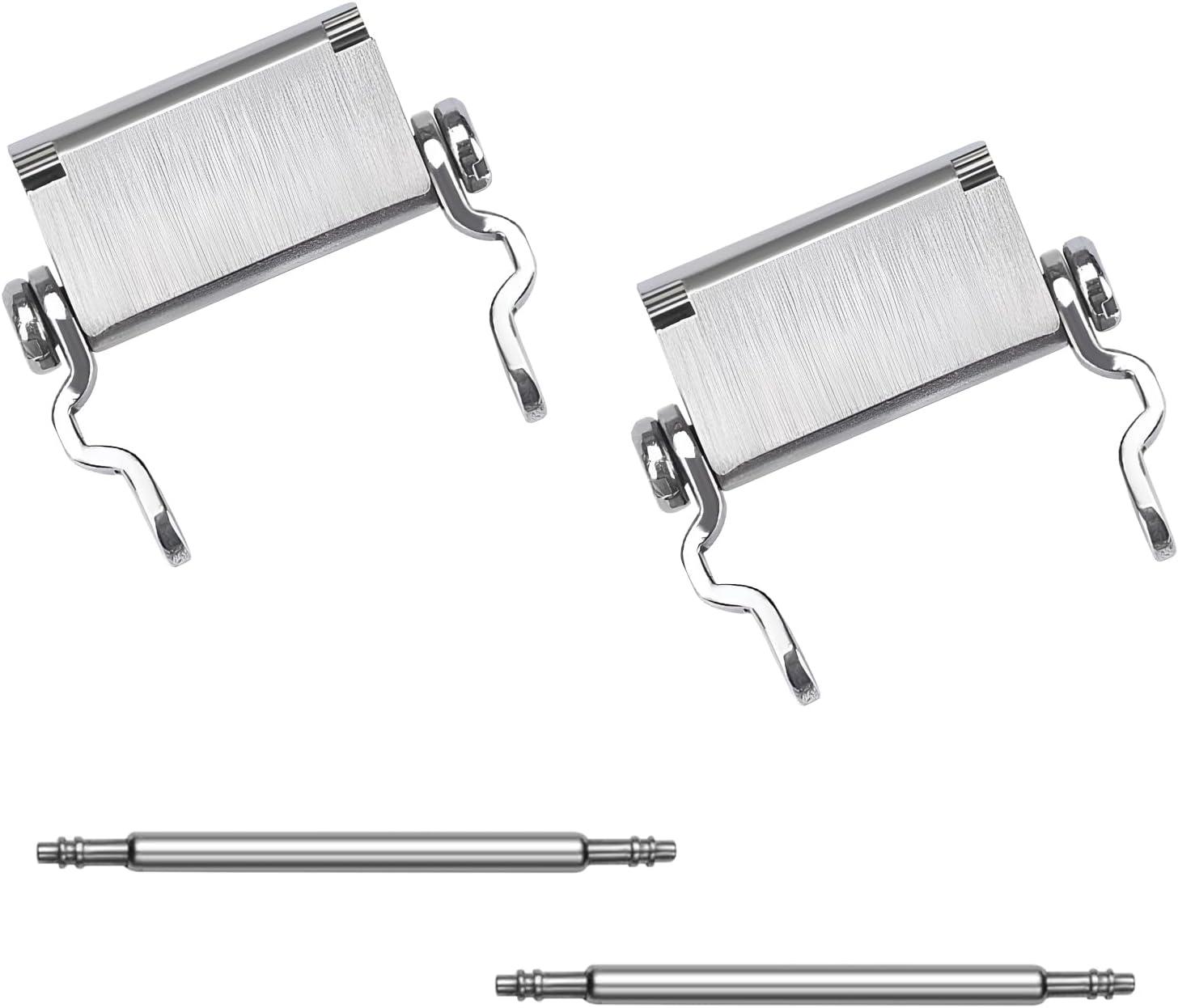 OzzagarWatch Adapter Compatible with LEATHERMAN TREAD Multitool Bracelet Compatible with 22 mm Lug Width Watch, Made of Precision Machined Stainless Steel (22mm, Silver)