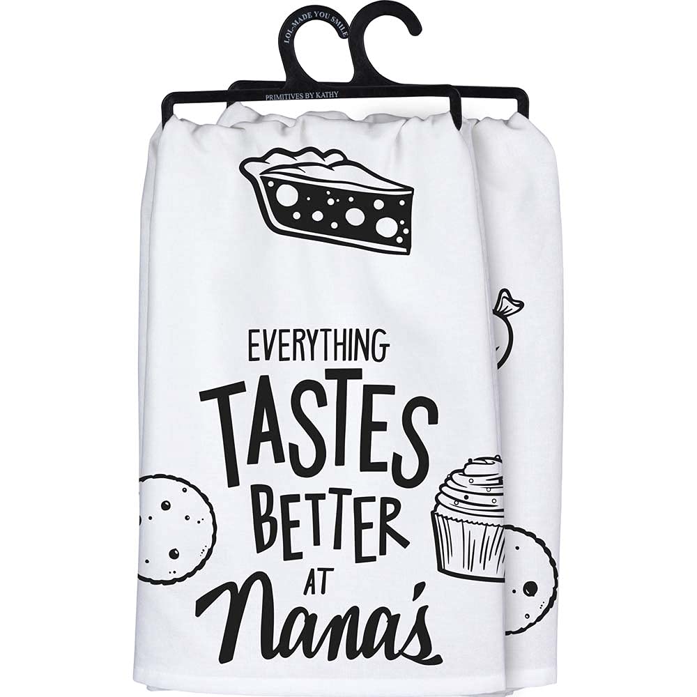 Primitives by Kathy Everything Tastes Better at Nanas Decorative Bath Towel
