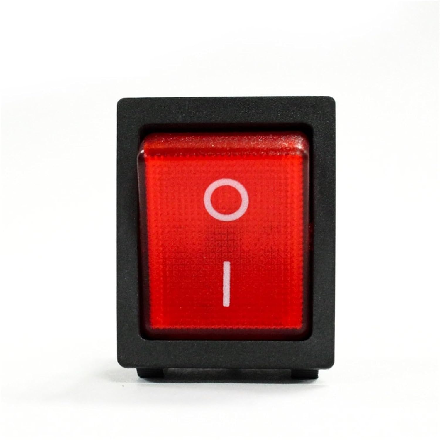 KCD4 Rocker Switch Power ON-Off 2 Position 4 Pins with Light 30A 250VAC/ 35A 125VAC 1Pcs(Green-Single,12 V)