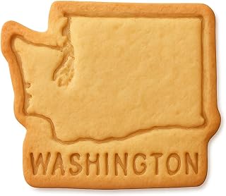 Classic Washington Bust Cookie Cutter & Stamp, Fondant & Clay - 4x3