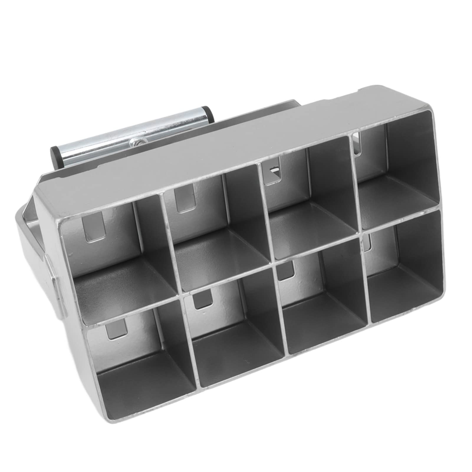 Fabricant de Blocs de Sol Manuel à Double Rangée – 8 Bloqueurs de Sol de 4 Cm, Outil de Jardinage Essentiel pour Les Jardiniers, Idéal pour la Germination et la Plantation des