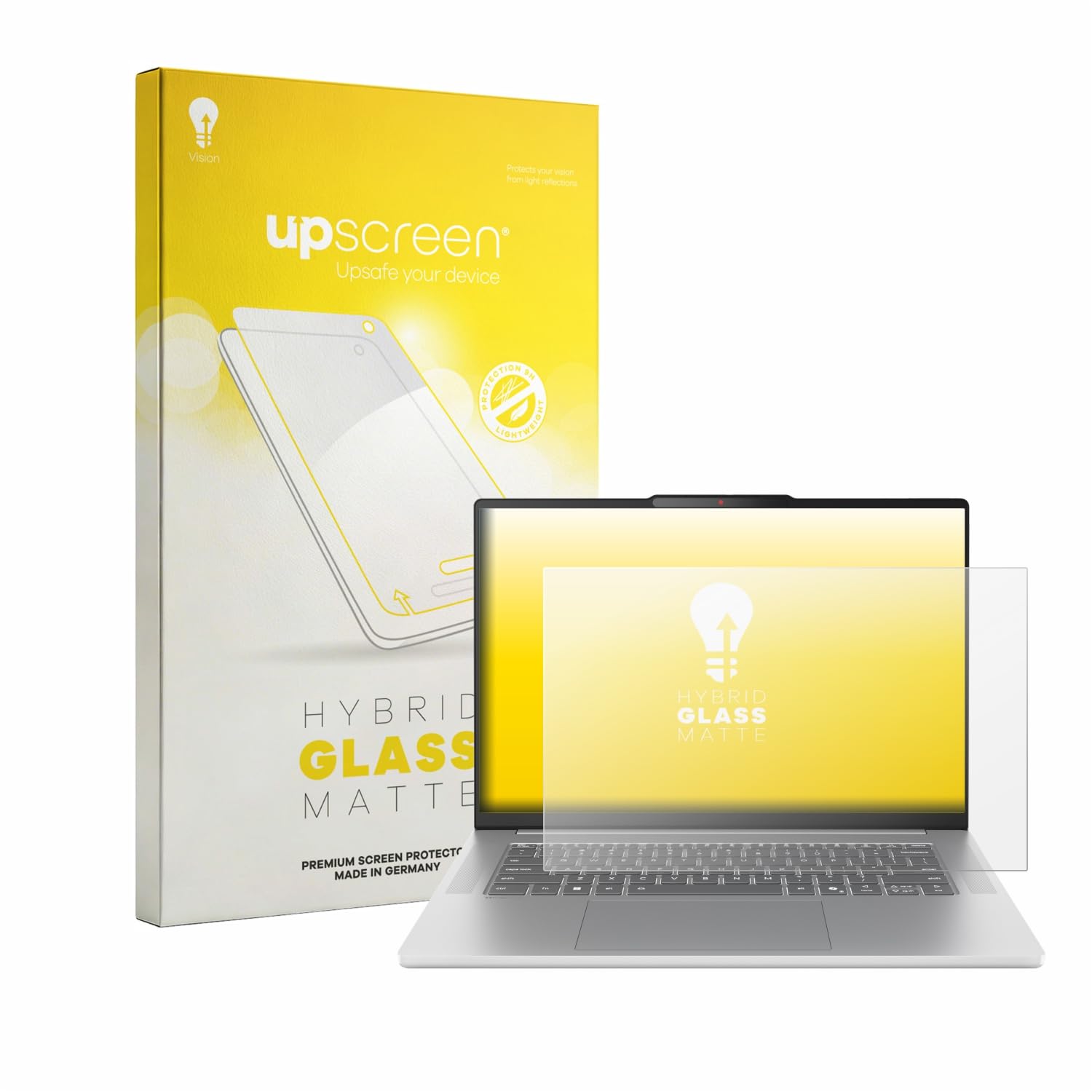 upscreen Pellicola Vetro per Lenovo IdeaPad Slim 5 15ARP10 15.1"