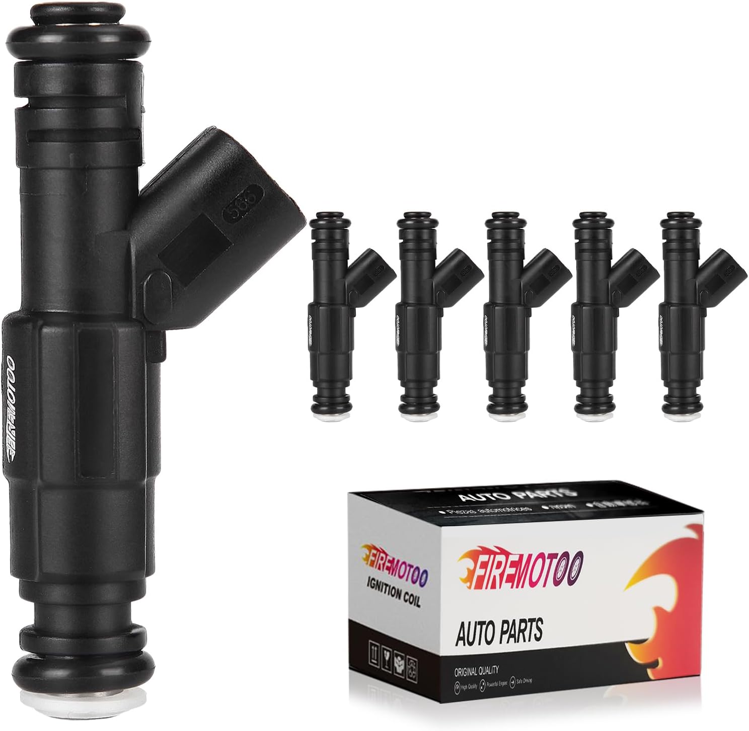 Fuel Injectors Pack of 6 4 Holes Compatible with Chevy Equinox LS LT 2005-2009 LTZ 2008-2009 for Pontiac Torrent Base 2006-2009 V6 3.4L