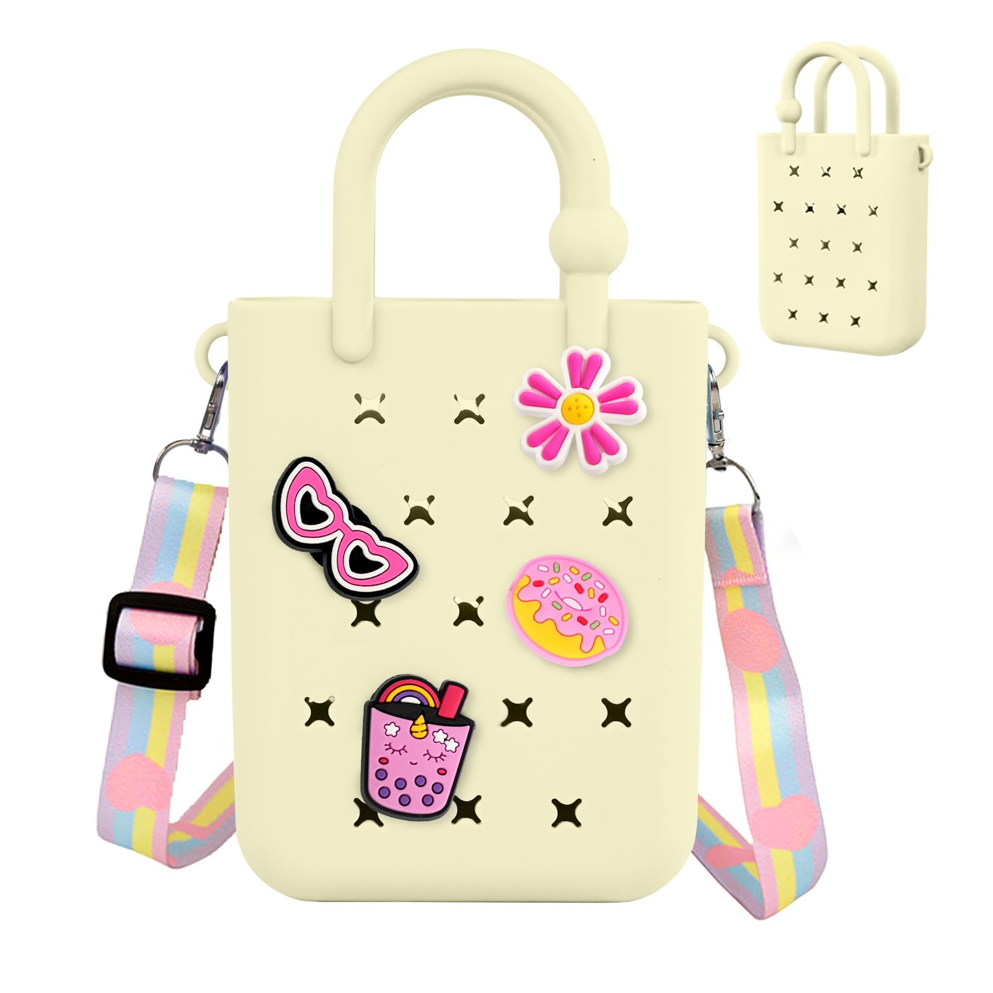 Oudizz Mini Rubber Tote Bag - travel totes | Mubboo