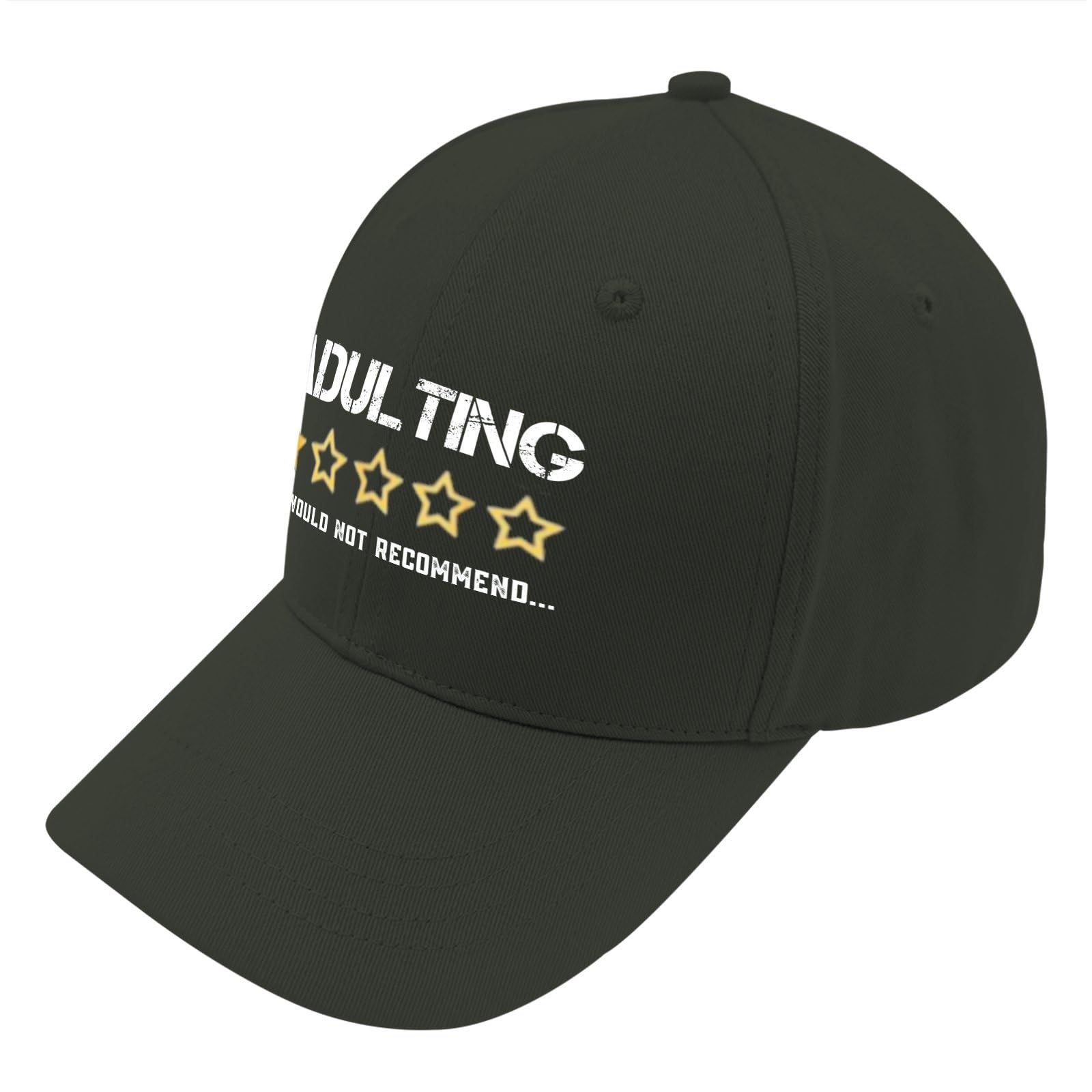 Adulting Would Not Recommend Sun Hat Cycling Caps for Girlfriends Blackish Green