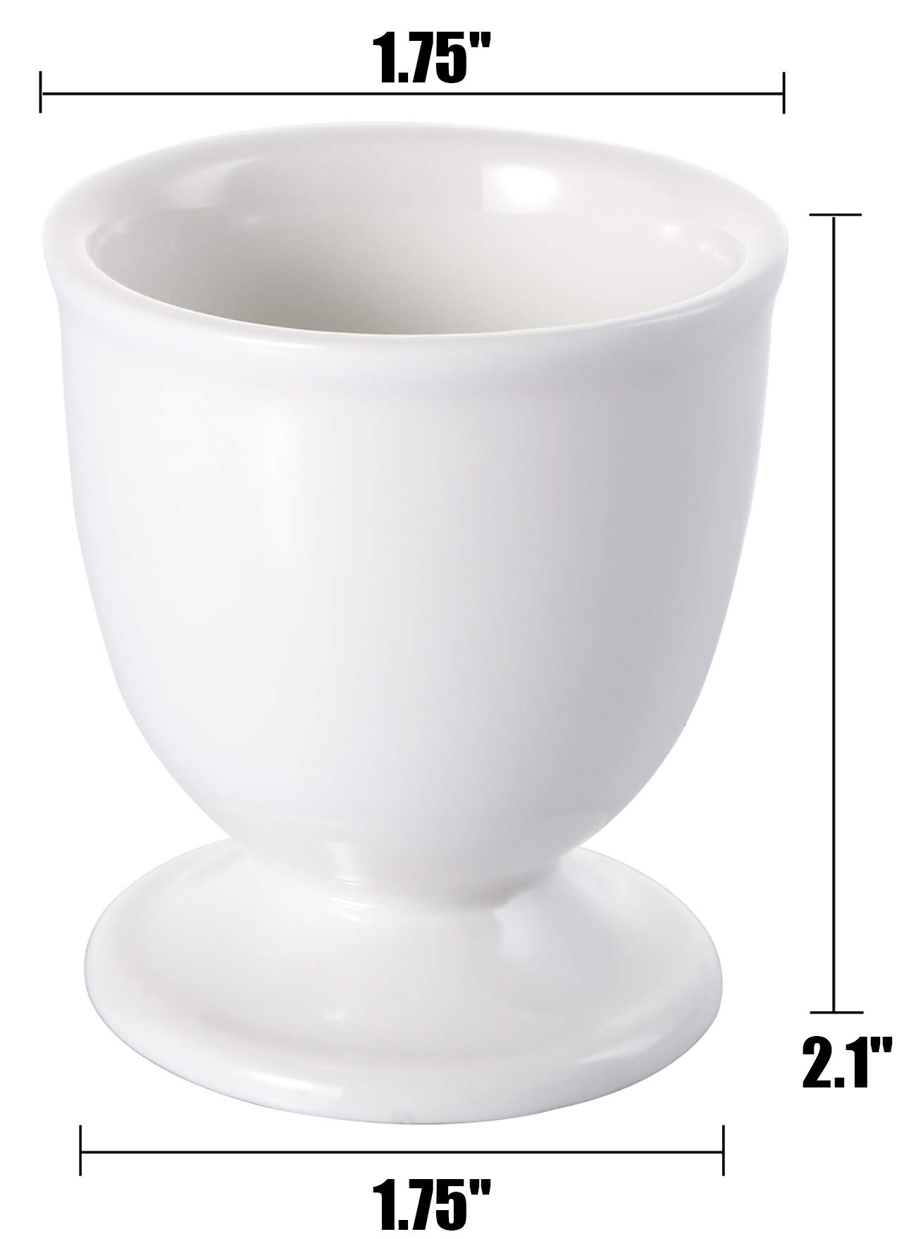 Amazon.co.jp: セラミックエッグカップ 磁器ホワイトエッグスタンド
