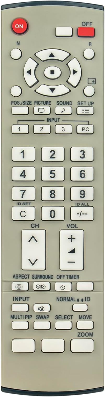 EUR7636070R Replaced Remote Control fit for PANASONIC Plasma TV TH-50PHD8K TH-50PHD8RK TH-50PHD8S TH-50PHD8U TH-50PHD8UK TH-50PH10UKA TH-50PHD8