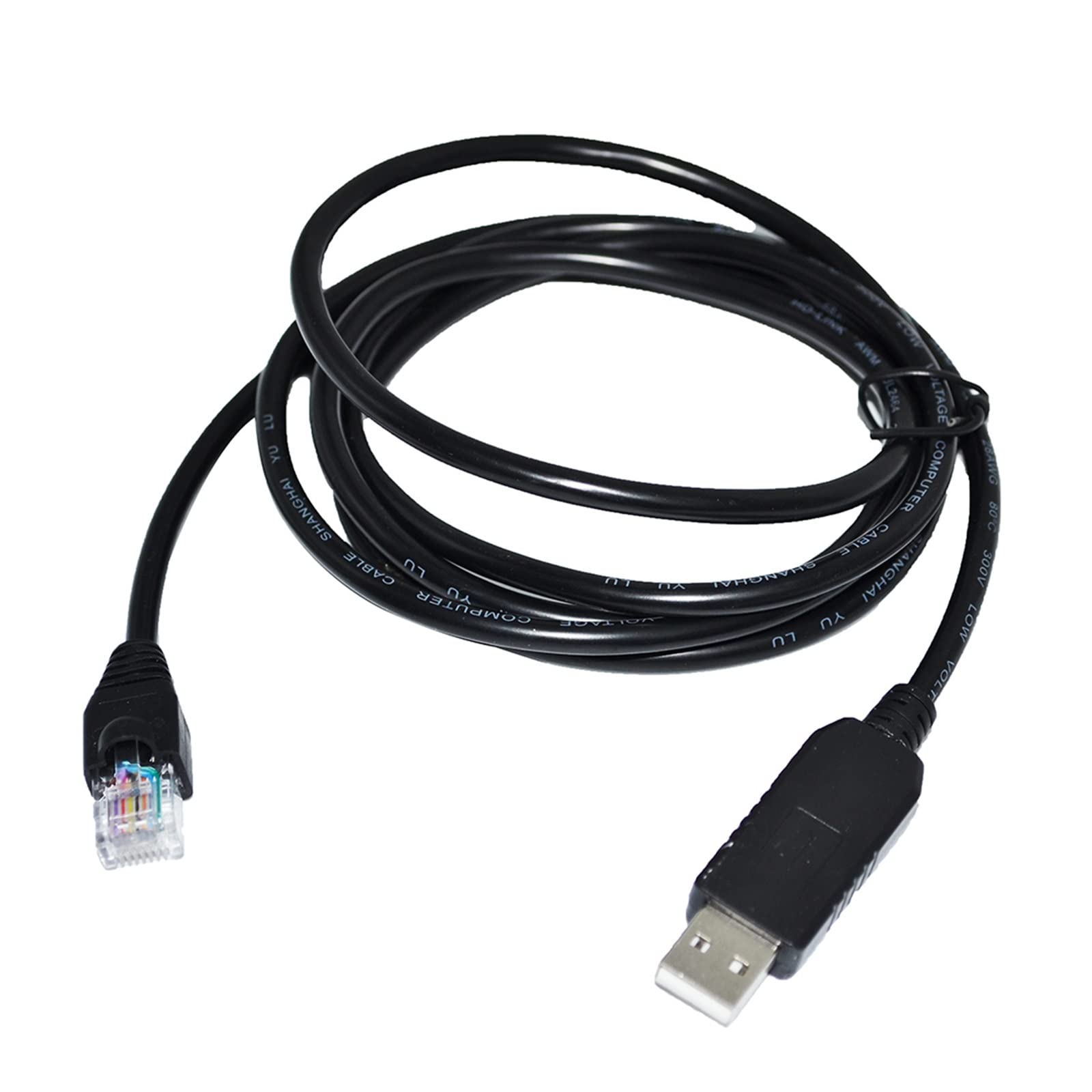 Cavo DEBUG per console di comunicazione seriale RS232 con chip FT232RL/PL2303, cavo USB RS232 a RJ45 (3 m, chip PL2303)