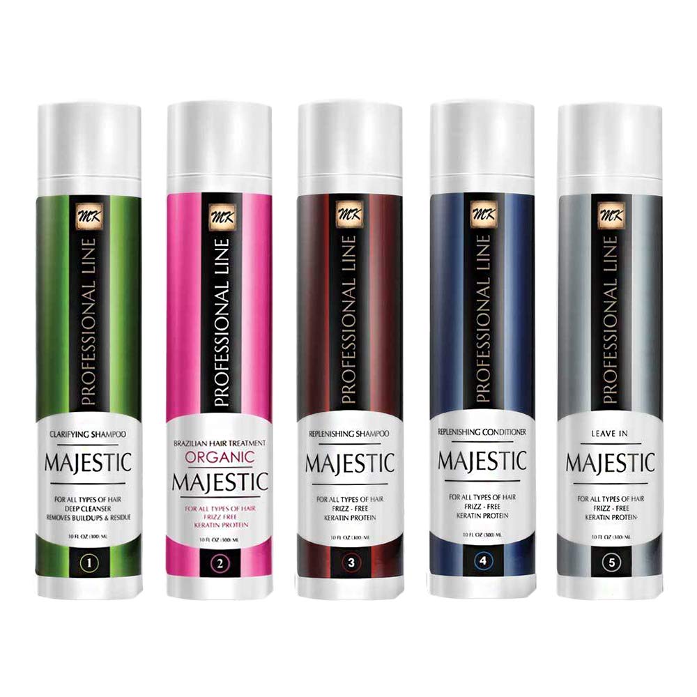 Majestic Brazilian Organic Hair Treatment Complete Kit, 300 ml