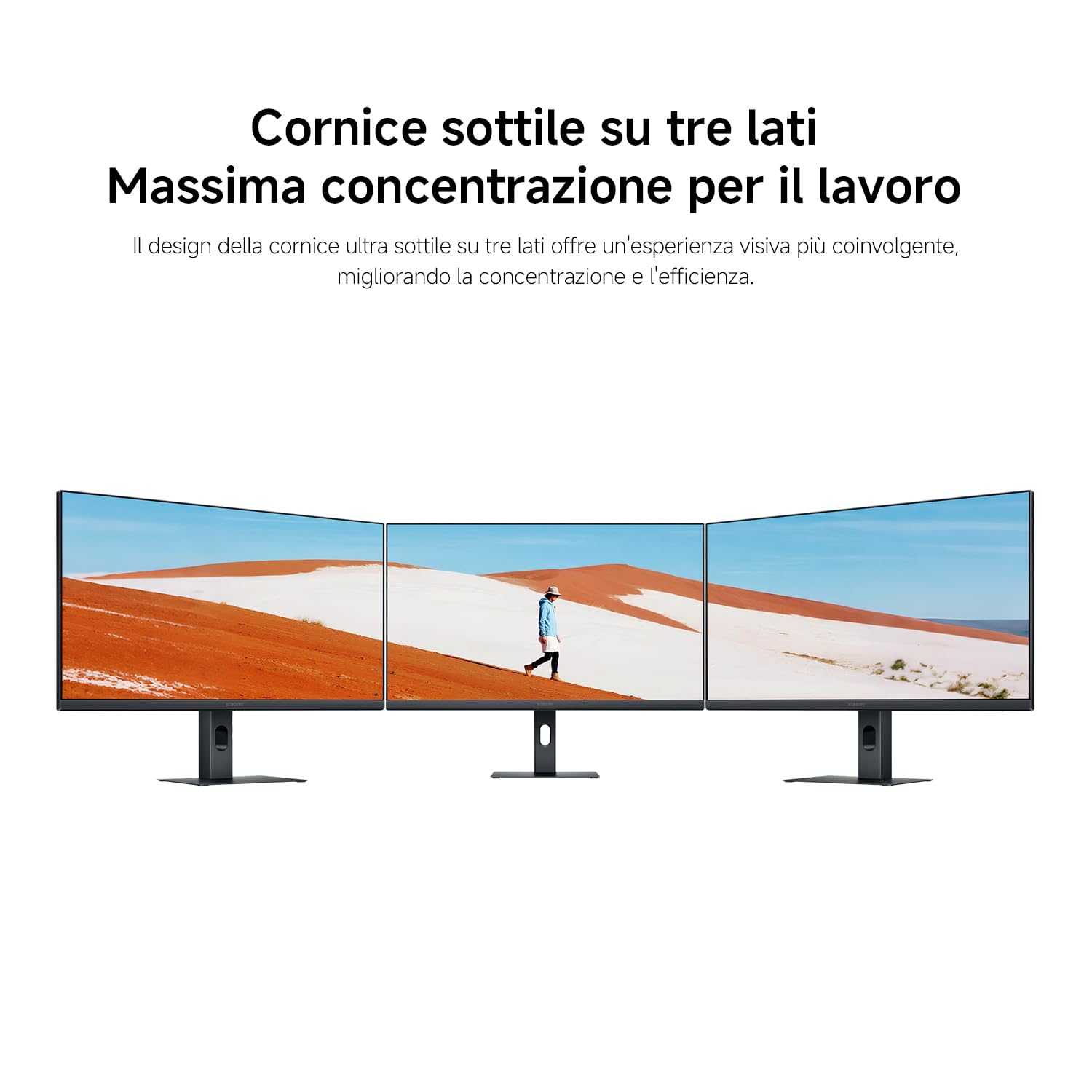 XIAOMI A27i 2026 Monitor FHD da 27 Pollici, 144Hz FreeSync, HDR10, IPS, 99% sRGB, Certificazione TÜV Low Blue Light (1920 x 1080/HDMI 2.0/DP 1.4)