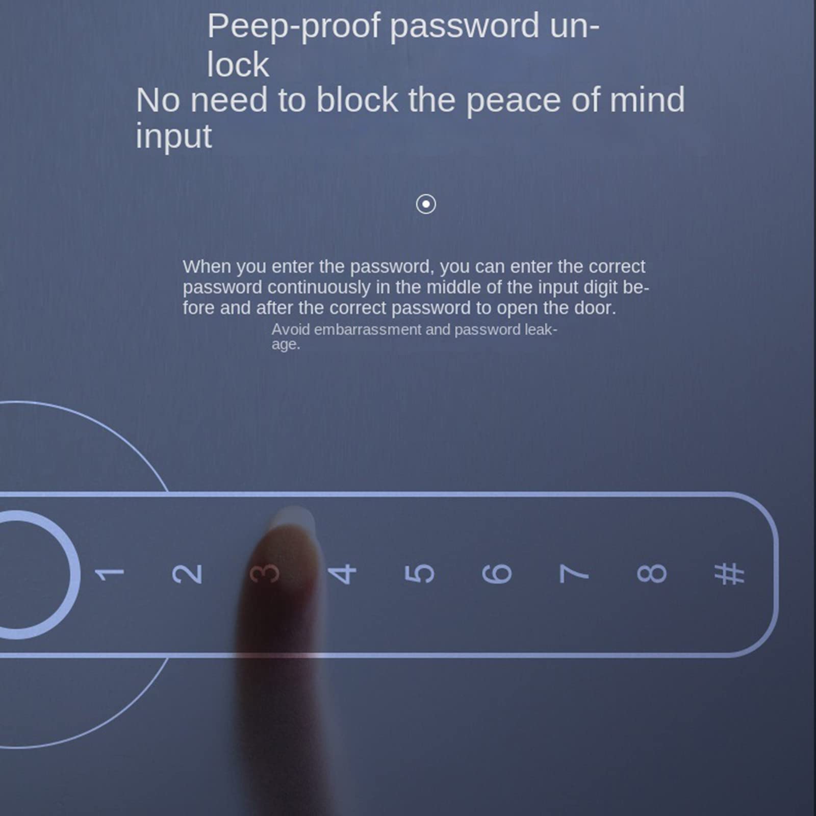 Smart Lock Control im Schlafzimmer kann mit einer Berührung geöffnet werden, Office-Fingerabdruck-Vorhängeschloss-Passwort muss nicht warten,Black