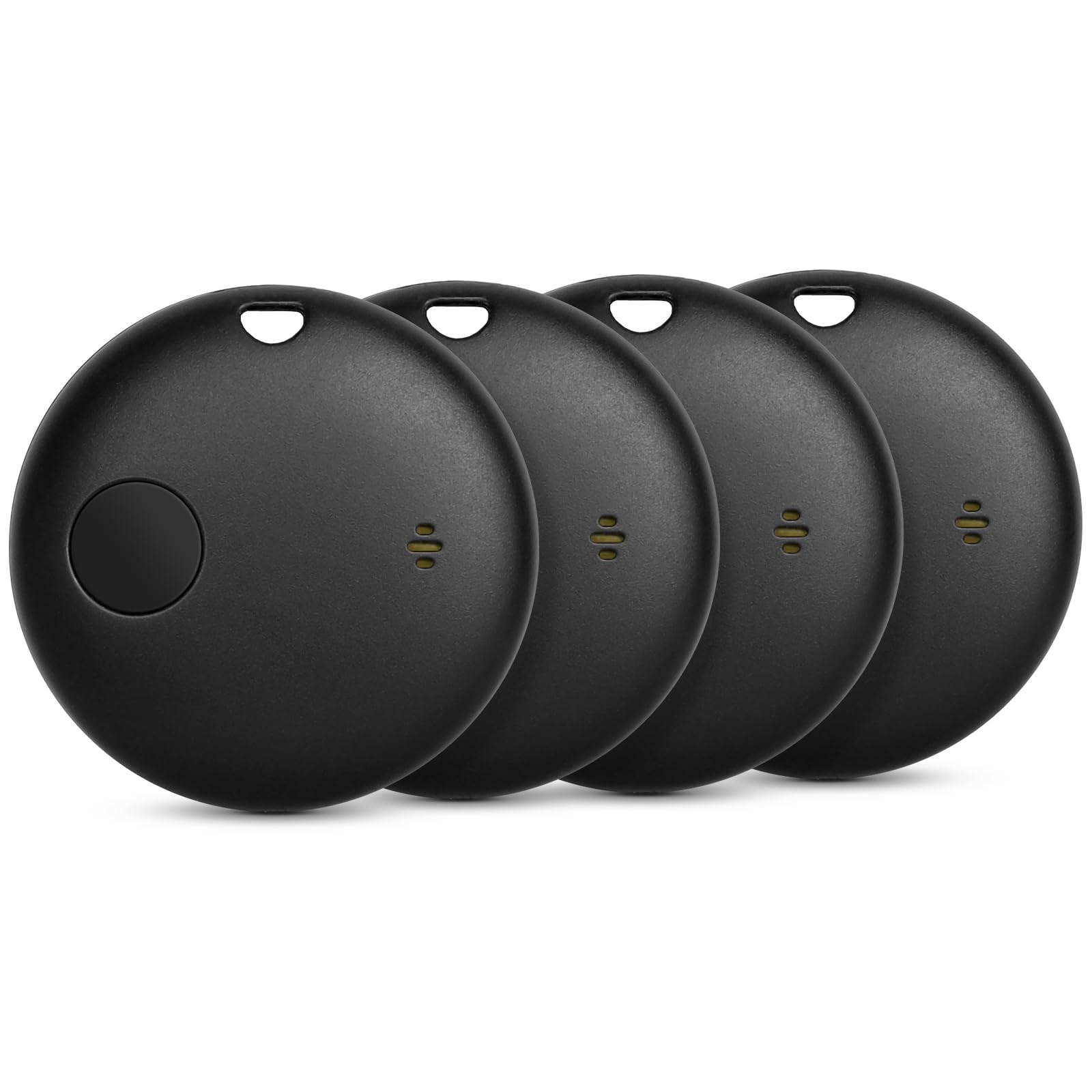 Geevon Smart tag-4 Pack Bluetooth Tracker Work with Apple Find My (iOS Only).Item Finder for Keys, Wallet,Backpack, Luggage (4P Black)-image-23