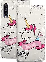 COTDINFOR Case for Samsung Galaxy A50 Wallet Case Cool Animal Marble 3D Emboss Effect Painted PU Leather Flip Magnetic Clasp Card Holder Stand Cover for Samsung Galaxy A50 Marble Unicorn XS COTDINFOR Case for Samsung Galaxy A50 Wallet Case Cool Animal Marble 3D Emboss Effect Painted PU Leather Flip Magnetic Clasp Card Holder Stand Cover for Samsung Galaxy A50 Marble Unicorn XS