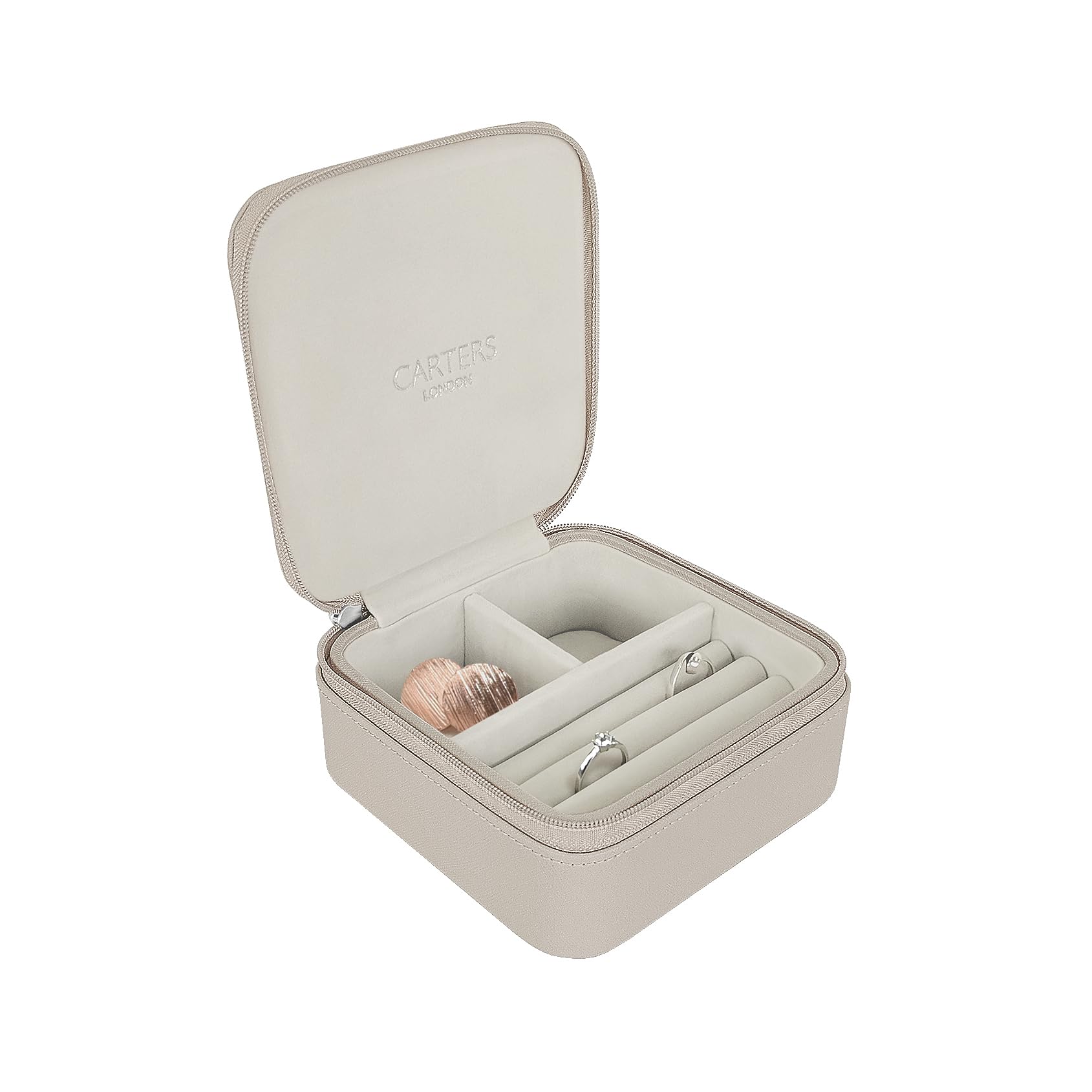 Stackers Taupe Carters Square Zipped Box (Taupe)