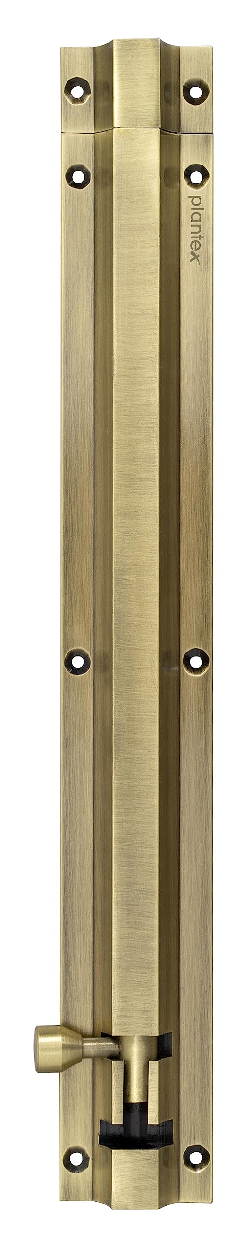Plantex Stainless Steel Tower Bolt 12 inch/Tower Bolt for Home,Offices Doors and Windows/Tower Bolt for Main Door/Door Latch/Kundi/Chitakini/Door Latch for Windows - Pack of 1 (Brass Finish)