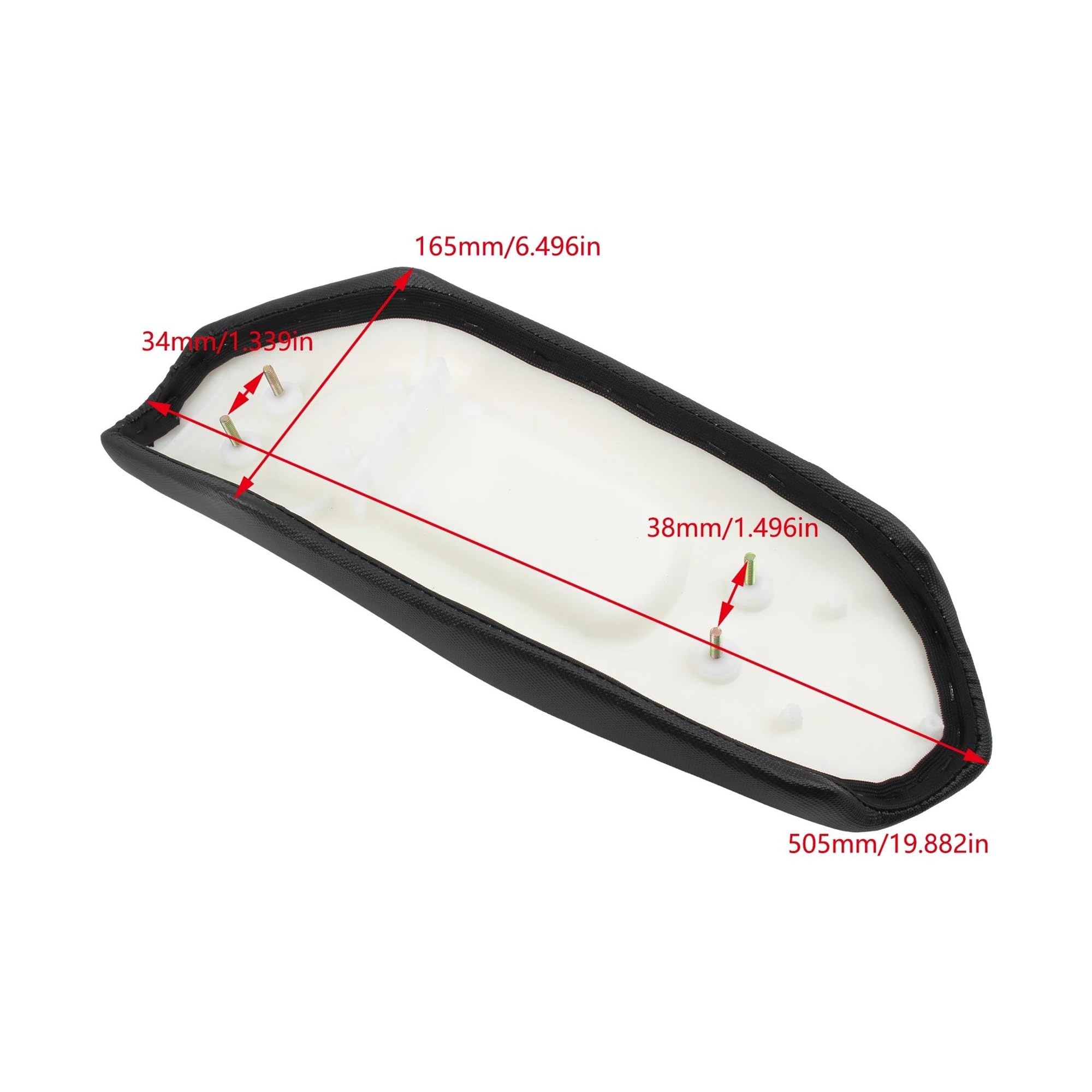 Cuscino Sella PER Talaria Sting Accessori Per Sedili Da Sella Per Moto In Plastica Nera Cuscino Passeggero Sella