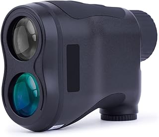 OLDVIL Golf/Hunting Rangefinder, 6X Magnification Clear View 1640 Yards Range Finder With Flag Pole Lock Vibration & 24mm Viewfinder (Color : Black, Size : 98 * 68 * 38mm)