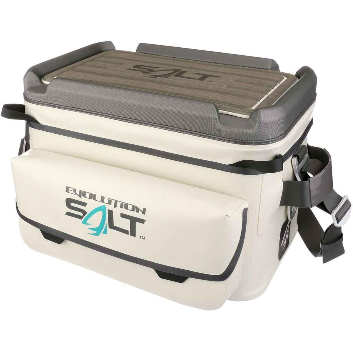 Evolution Outdoor Salt Sol 25 The Ultimate Saltwater Tackle System, Tan, 25qt, ESWTB1250