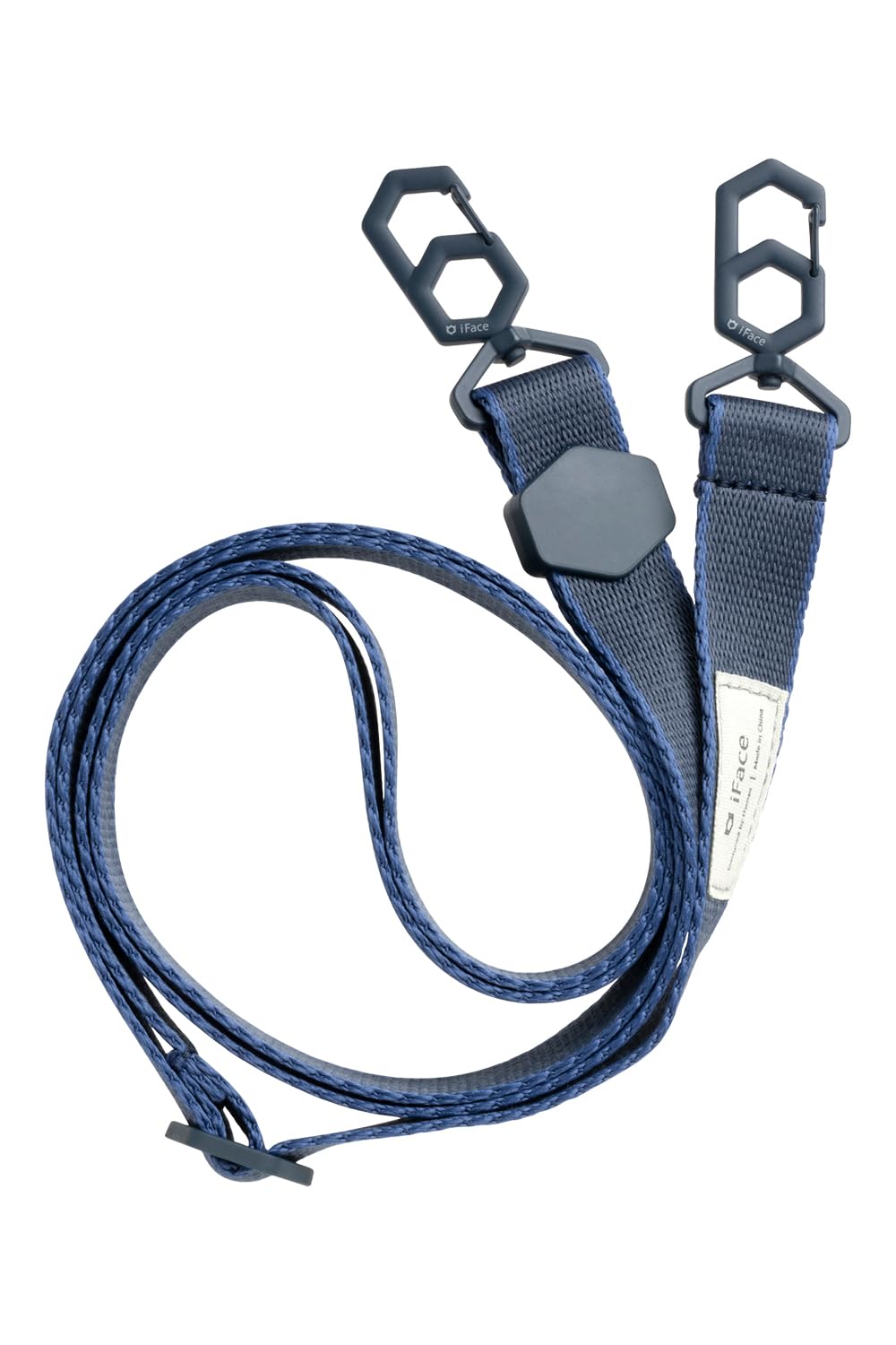 [ハミィ] iFace Hang and ショルダーストラップ (ネイビー)【ス…