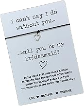 Will you be my bridesmaid wish string bracelet | Bridesmaid proposal | Bridesmaid gift