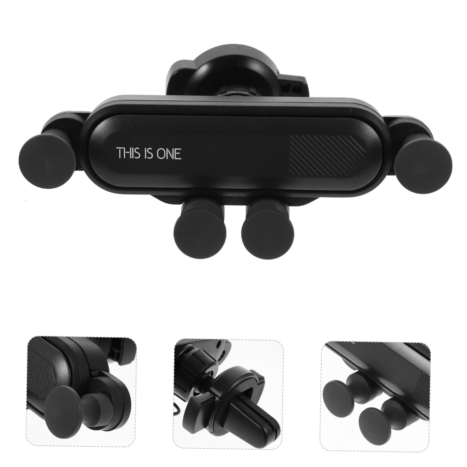 Mobestech 3pezzi Supporto per Cellulare da Auto Invisibile Supporto Telescopico per Bocchetta Aria Design Innovativo Antiscivolo Compatibile con Smartphone da Rotazione e Stabilità Avanzata