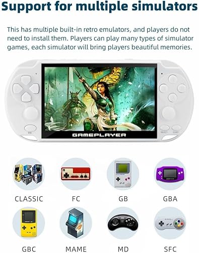 Miniatura 3 de JXD Multifunctional Video Game Console 5.1 inch 7500 Free Retro Games Handheld Game Console Portable Pocket Children's Game Player Mini Arcade