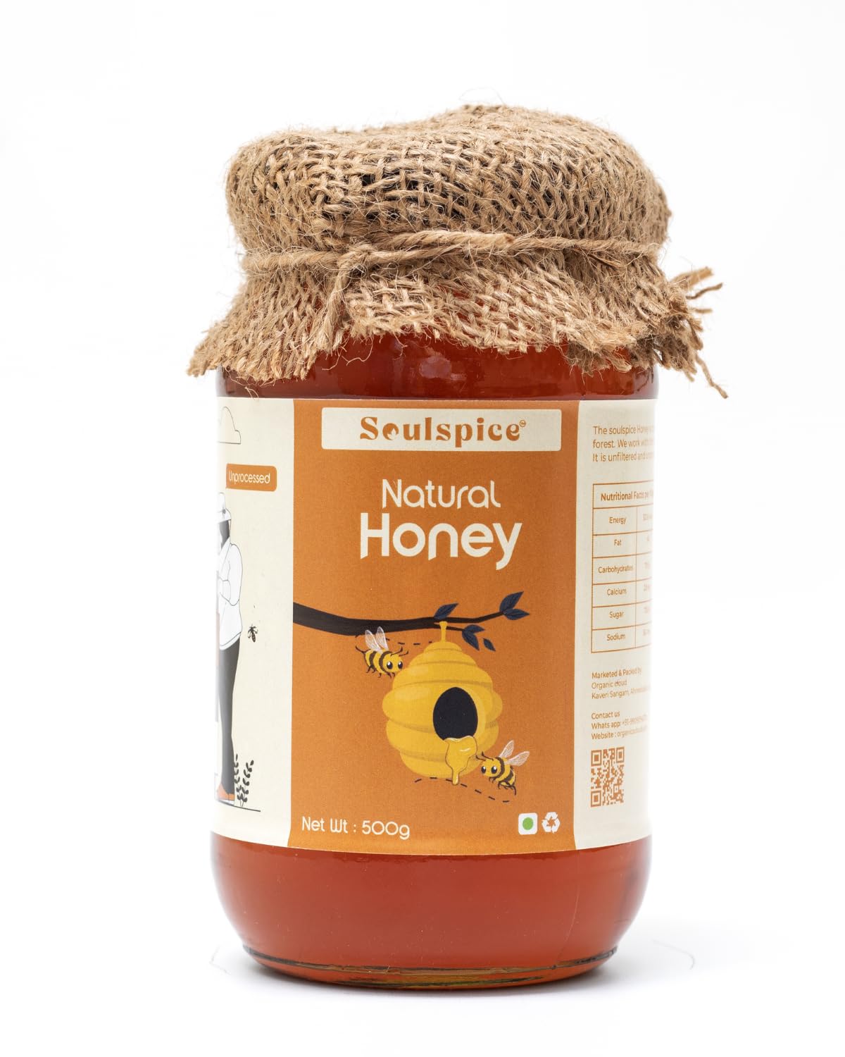 soulspice 100% Pure and Natural Honey – Farm Fresh 500GM Pack (B0D383JJCS) Amazon Price History, Amazon Price Tracker