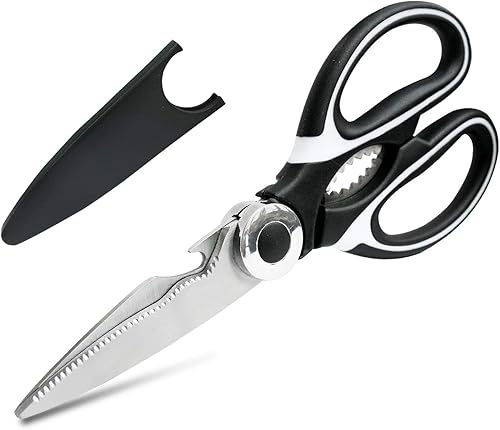 Miniatura 1 de Tijeras de cocina ultra afiladas de alta calidad de acero inoxidable tijeras de cocina multifuncionales tijeras de cocina para cortar pollo aves de