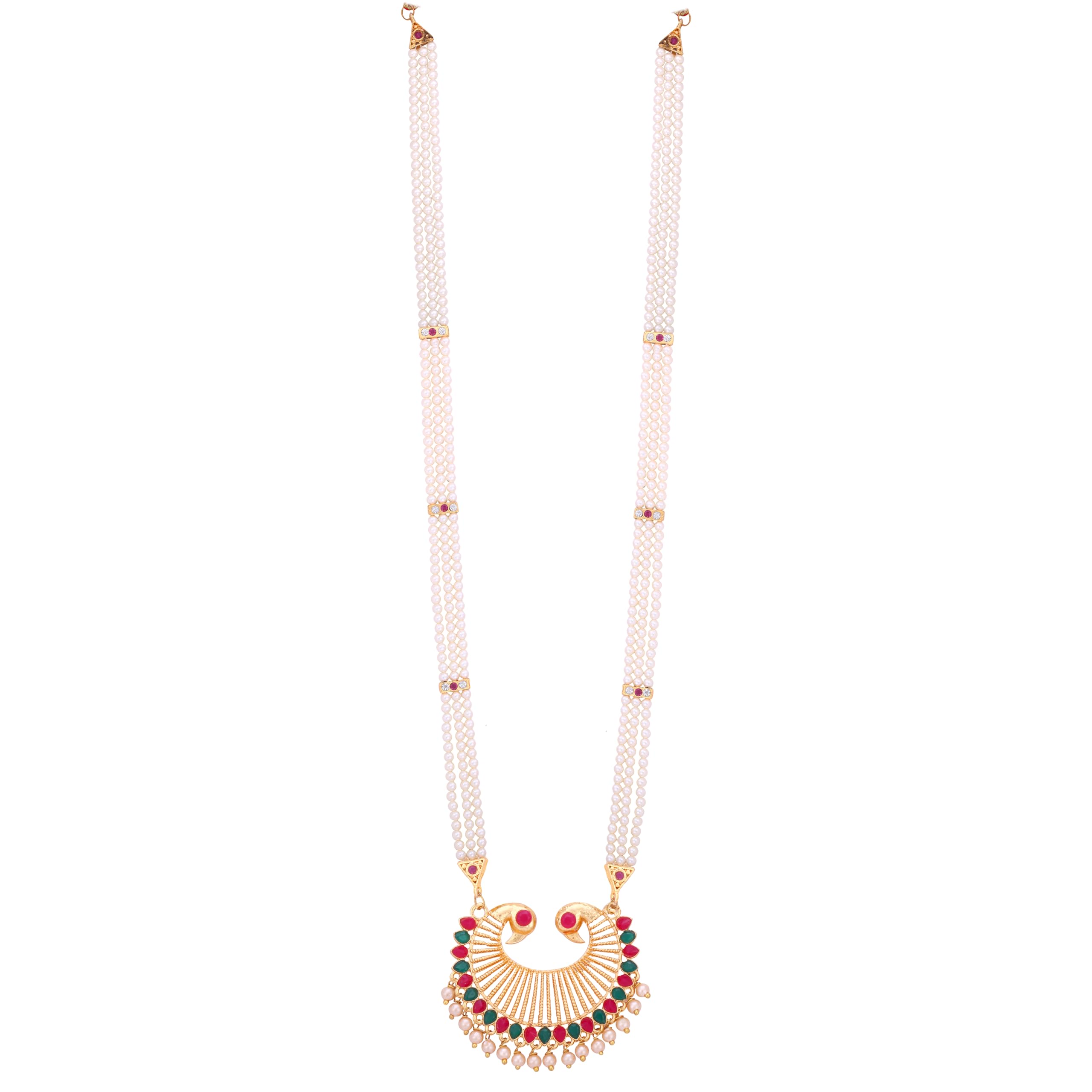 Karishma Kreations Traditional Tanmani Maharashtrian chinchpeti moti necklace Pearl Jewellery Kolhapuri Saaj Thushi Mangalsutra Pendant for Women Girl Necklace Jewellery (B0CL4X5NJH) Amazon Price History, Amazon Price Tracker