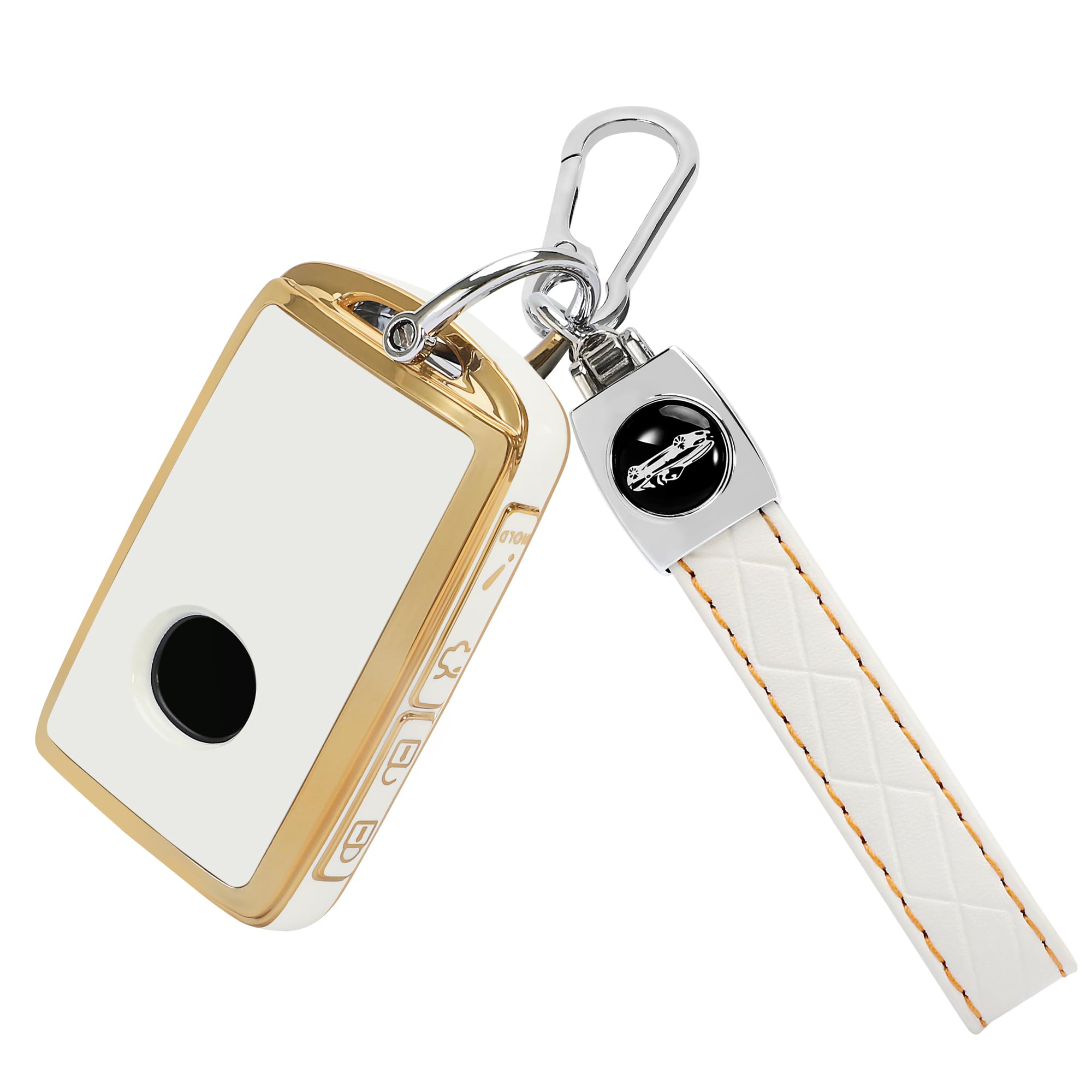 Amazon.com: TOMALL for Mazda Key Fob Cover with Keychain 4 Buttons
