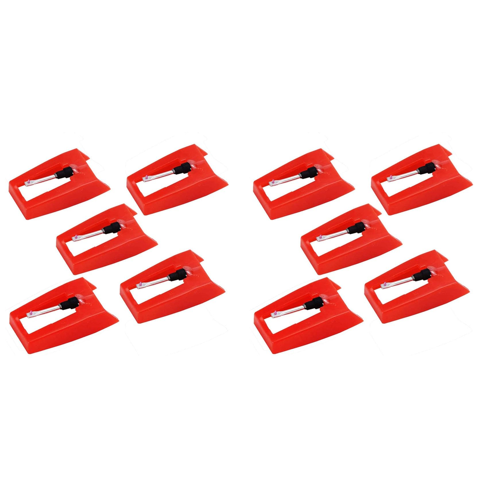 Bloepum Record Player Needles Replacement, 10 Pack Turntable Replacement Needle for Vinyl Record Player LP Phonograph,