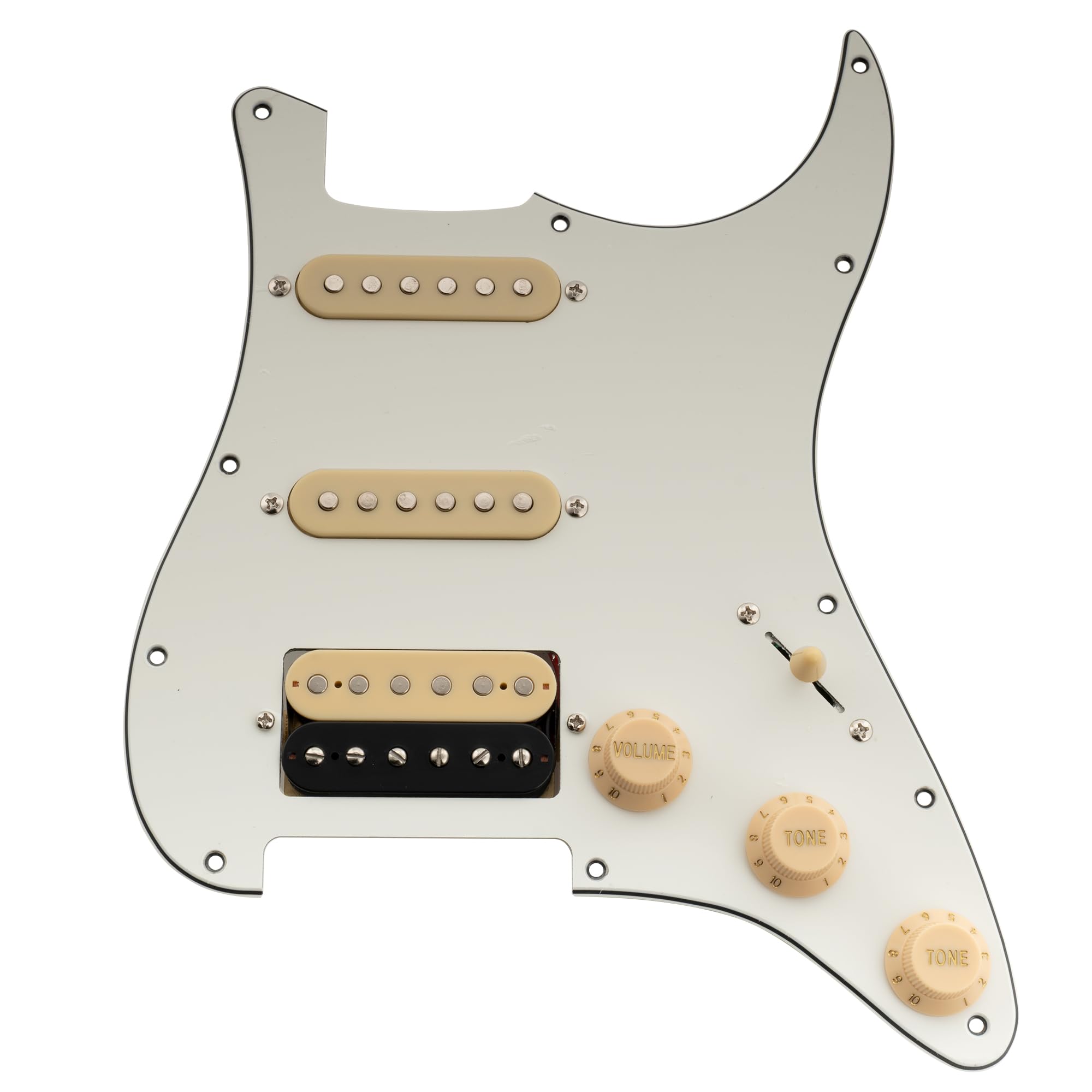 Amazon.com: Musiclily Basic Pre-wired Loaded ST-HSS Pickguard with