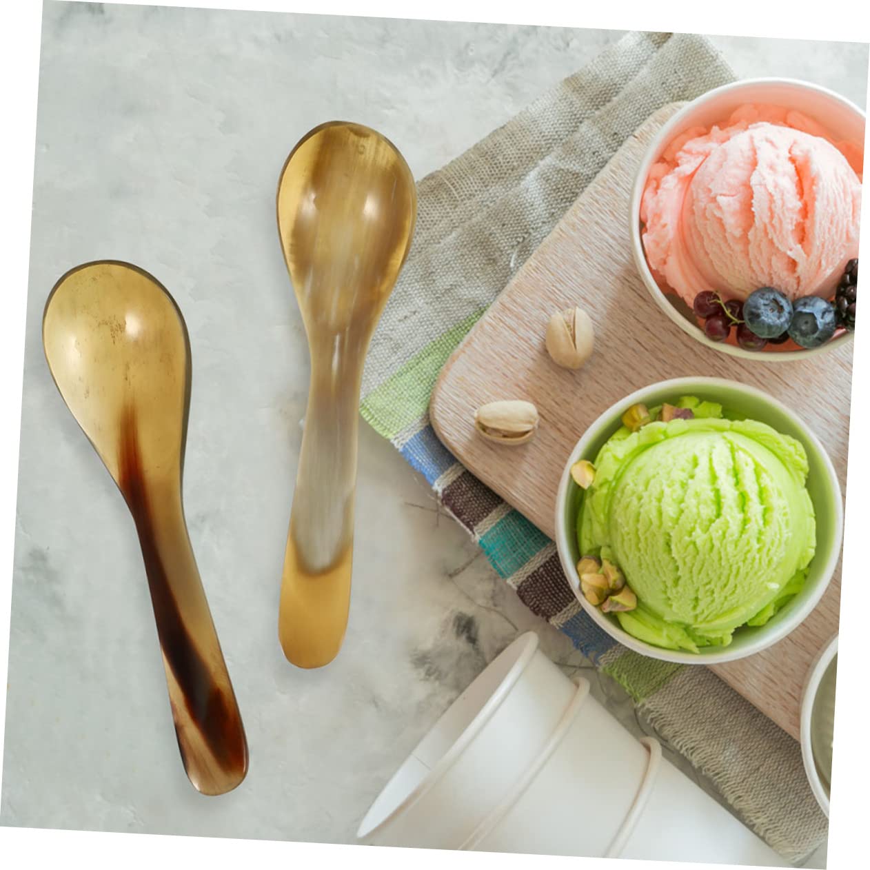 Mikinona 15piezas Cucharas De Café De De De Utensilios De Cocina Para Postres y Café Spoons De Prácticas y Reutilizables