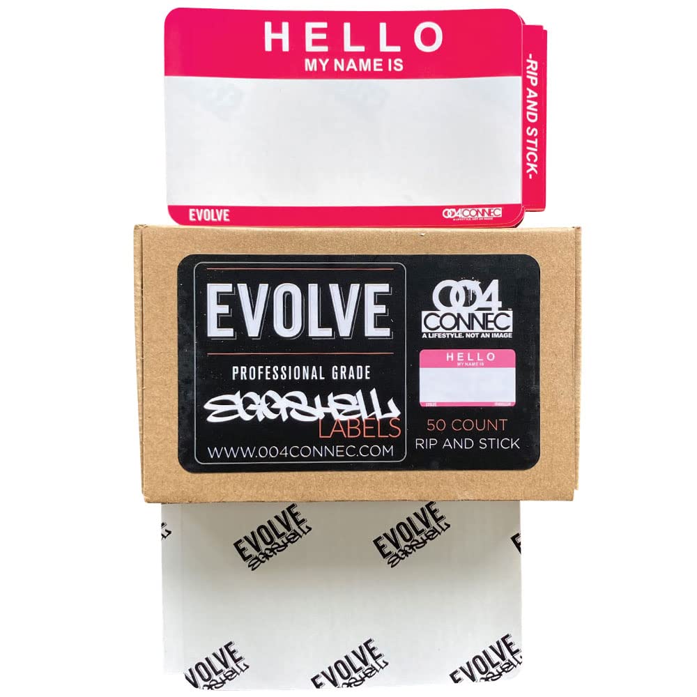 Eggshell Sticker Labels - Pack of 50 (Pink)