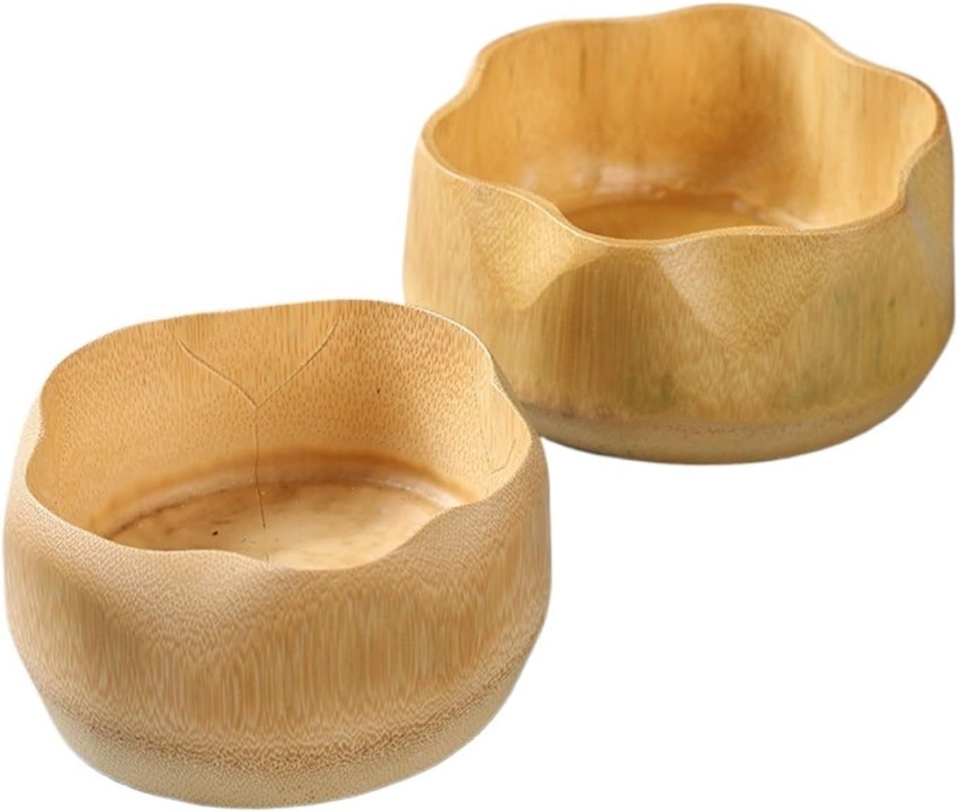 Natural Bamboo Bowl Teabowl Creative Wooden Home Kitchen Tableware(B)
