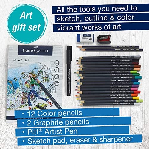 Faber-Castell Goldfaber Colour Pencil Gift Set,Colourful,FC114714AZ